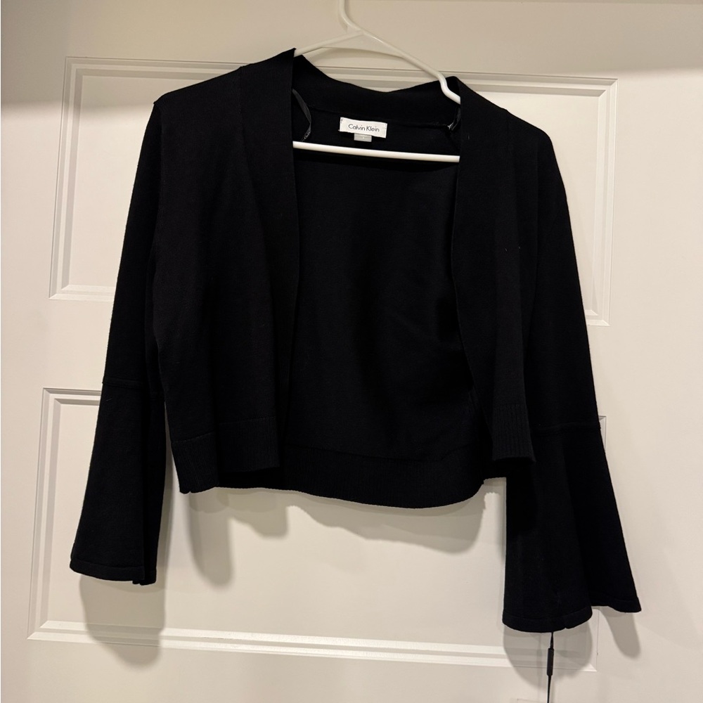 Calvin Klein Elegant Black Cardigan